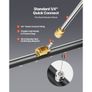 16" Pressure Washer Undercarriage Cleaner, Stainless Steel Surface Cleaner for Pressure Washer, 4000 Max PSI, Angle Adjustment Gear, 4 Spray Nozzles Image 5
