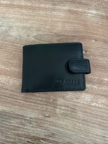 Leather black wallet