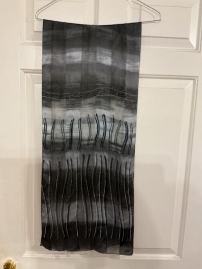 scarf grey tone design