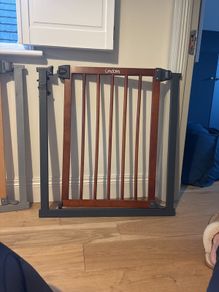 wooden stairgate
