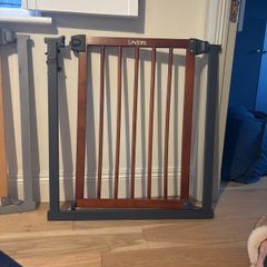 wooden stairgate