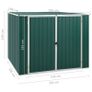 Garden Shed Green 195x198x159 cm Image 7