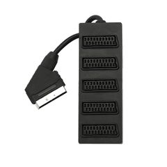 New 5 Way Port SCART Splitter AV Audio Video Euro Digital Adapter #1021