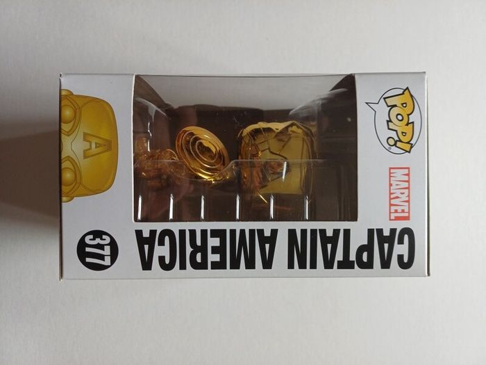 #377 Captain America Gold Funko Pop!