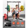 Power Cage Squat Rack, Multifunctional Power Rack Home Gym, Strength Training Workout Equipment with 4 Band Pegs, Adjustable J-Hooks & Safety Bars for Barbell Squat Bench Press Pull-Up Image 5