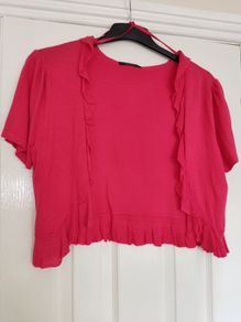 Dunnes red bolero