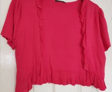 Dunnes red bolero