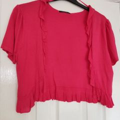 Dunnes red bolero