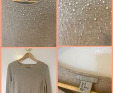 H&M Angora jumper with bead detail
