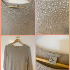 H&M Angora jumper with bead detail