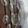 5 x 50s,60s white velvet glasses,vintage collectors item,,sold as seen .hard to come by. Image 8