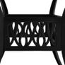 Garden Table Black 90x90x73 cm Cast Aluminium Image 4