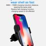 Wireless Auto Clamping 360 Rotate Car Fast Charger Phone Holder Air Vent Mount Image 7