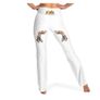 White, Viral Flare Leggings & Hidden Phone Pocket  , size 10 Image 2