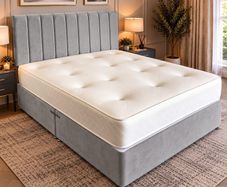 king bed and mattress