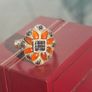 Vintage Sterling 925 Silver Ladies Ring Image 3