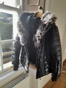 Popski London puff jacket, ski coat jacket. Winter coat.