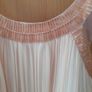 Occasional dress worn once and cleaned Slight emblishment on straps chest and waist .Slightly padded at bust so no need for a bra ..Knee length .25 euro paid 95 . Image 4