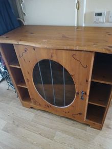 Beautiful Wooden Cabinet, needs TLC