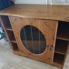 Beautiful Wooden Cabinet, needs TLC