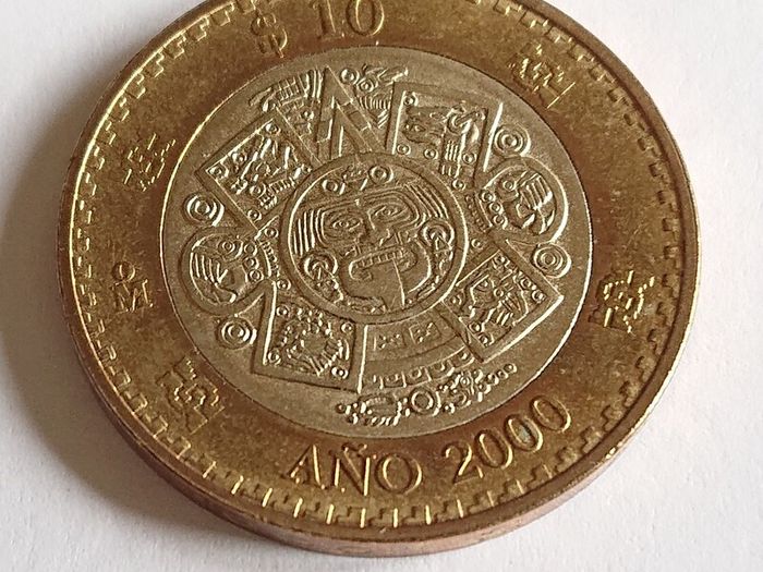 10 Pesos Millennium Coin - Mexico, 2000