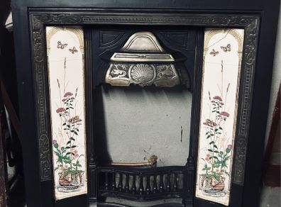 Victorian Cast Iron Fireplace insert