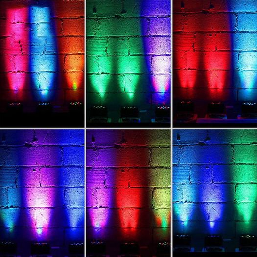 36 RGB LED Stage Light Par DMX-512 Lighting Laser Projector Party Club Disco DJ