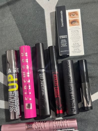 Full size and travel size brand new mascara all 5e each