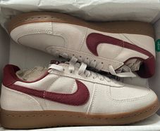 Nike Field General Suede Bone and Burgundy