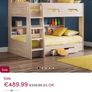 Kids bunk bed with shelving Image 4