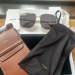 Celine Triomphe Rhinestone Goldware Sunglasses NWT
