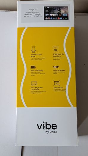 XGIMI Vibe One portable battery powered projector