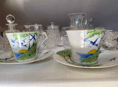 2 x 1930's Cup and Saucer
