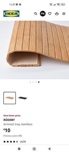 Armrest tray New