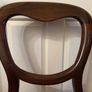 Pair of Victorian Balloon Back Chairs with Genuine Oxblood Leather Image 8