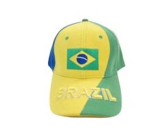 10x Brazil baseball caps free post