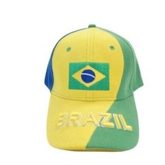 10x Brazil baseball caps free post