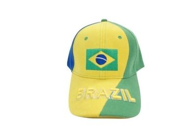10x Brazil baseball caps free post