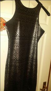 BNWT Atmosphere black/silver dress size UK14 EU42 Postage included