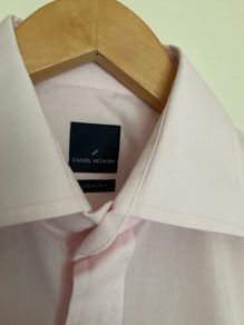 Pink Daniel Hechter Long Sleeve Dress Shirt