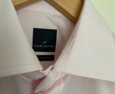 Pink Daniel Hechter Long Sleeve Dress Shirt