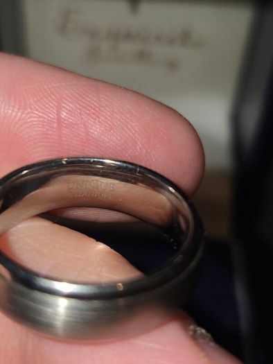 Unique Titanium Ring