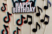 Birthday cake toppers - TIK TOK
