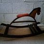 Vintage Mid 20th-Century Childs Toy Rocking Horse Image 2