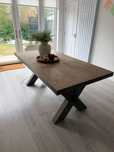 Diamond Furniture Horsen Y-Leg Dining Table 180cm x 90cm