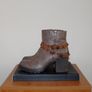 Brown Biker Style Boots size 6 Image 4