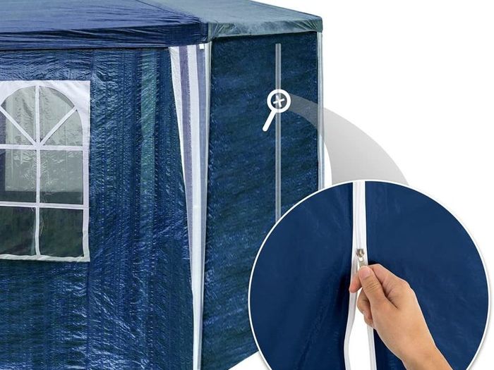 _Gazebo Party Tent, Garden Tent, Event Gazebo - 3 x 9 m, 9 x 3 m + 8 Side Panels - Variou