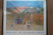 Vintage 1984 Raoul Dufy Tate Gallery Exhibition Poster - "The Harvest" (Framed)