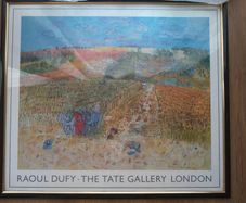 Vintage 1984 Raoul Dufy Tate Gallery Exhibition Poster - "The Harvest" (Framed)