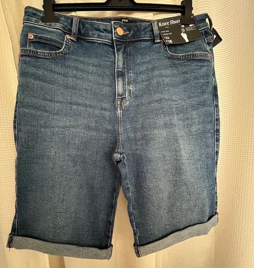 New Denim Knee Shorts
